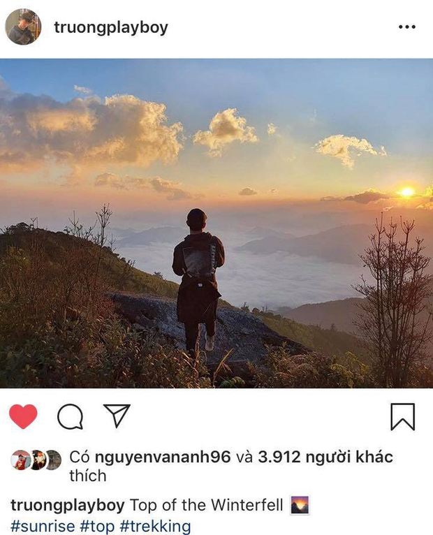 Xuân Trường khoe ảnh đi leo núi, săn mây khiến fan vừa mừng vừa lo-1
