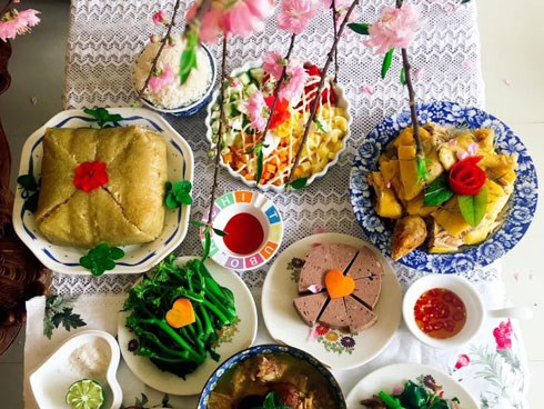 Gợi ý thực đơn mâm cơm chiều 30 Tết đã ngon lại đẹp mắt
