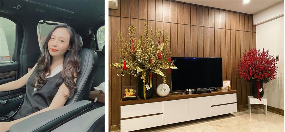 Ngày giáp Tết của những mỹ nhân Việt năm đầu làm dâu: Đàm Thu Trang khoe trang hoàng nhà cửa lộng lẫy, Bảo Thy lại rưng rưng khi về thăm bố mẹ đẻ-1