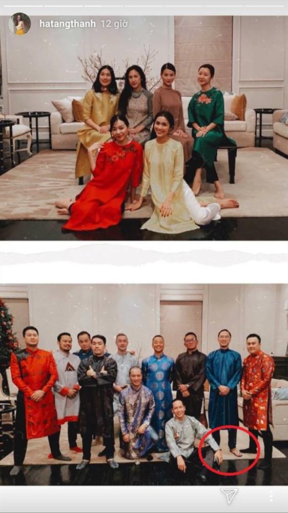 Đội hình diện áo dài của hội bạn Hà Tăng đang long lanh hoành tráng thì bị lựa chọn lạc quẻ của Louis Nguyễn phá bĩnh chút nhẹ-3