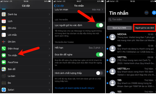 Cách chặn tin nhắn rác trên iPhone-1