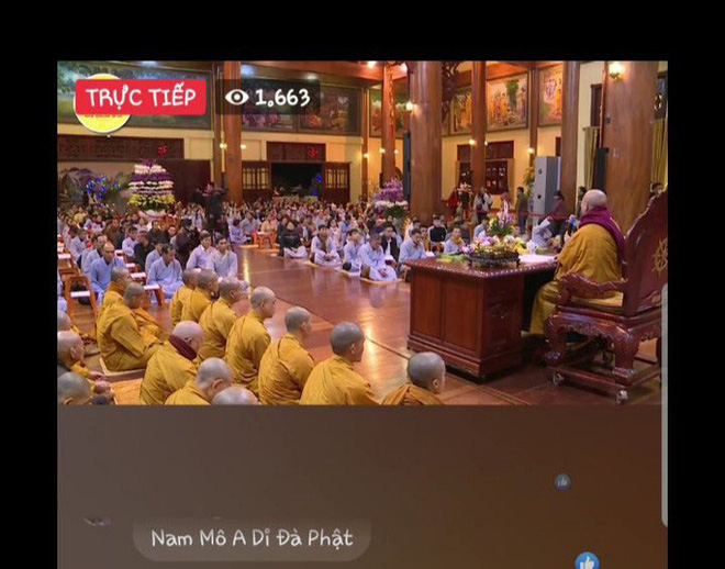 Đã gỡ hình ảnh chương trình giải dịch cúm virus corona của trụ trì chùa Ba Vàng-3