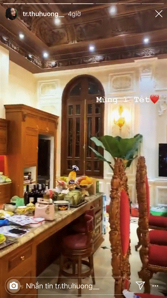 Cô dâu 200 cây vàng hé lộ hình ảnh bên trong lâu đài 7 tầng ở Nam Định, bàn ăn với bát đũa nhìn như dác vàng loá cả mắt-3