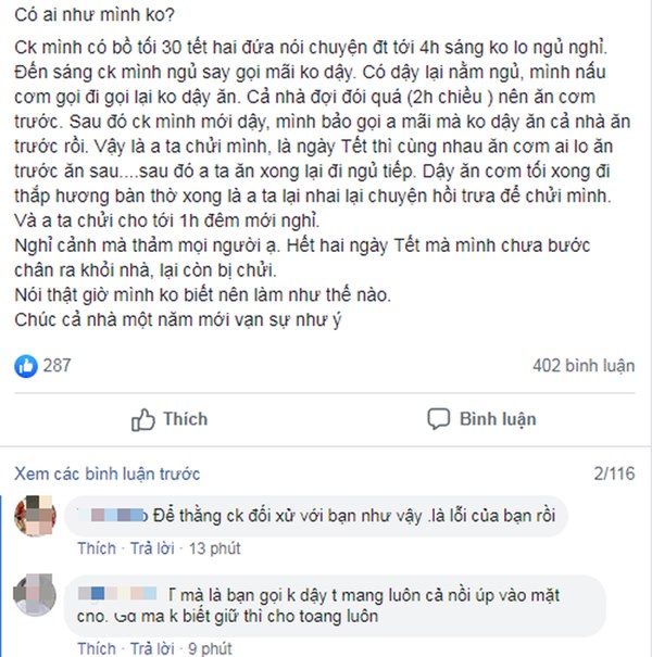Cô vợ tố chồng nói chuyện với bồ cả đêm 30 Tết, hạch sách, hành vợ đủ kiểu nhưng hội chị em lại phát hiện ra chi tiết đắt giá-1