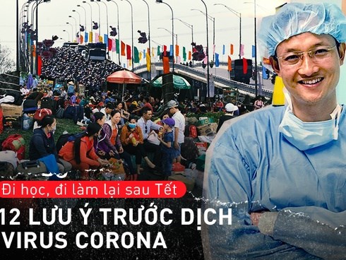 Đi học, đi làm lại sau Tết, bác sĩ lưu ý 12 điểm để hạn chế lây nhiễm virus Corona