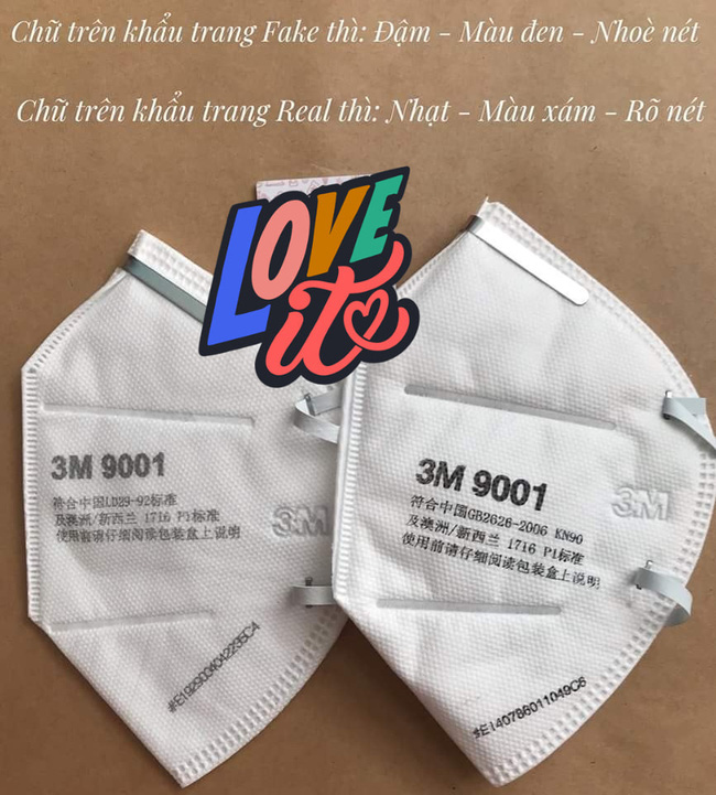 Lợi dụng dịch cúm virus Corona bán khẩu trang 3M giả và đây là những mẹo nhỏ giúp bạn phân biệt để đảm bảo an toàn sức khỏe-2