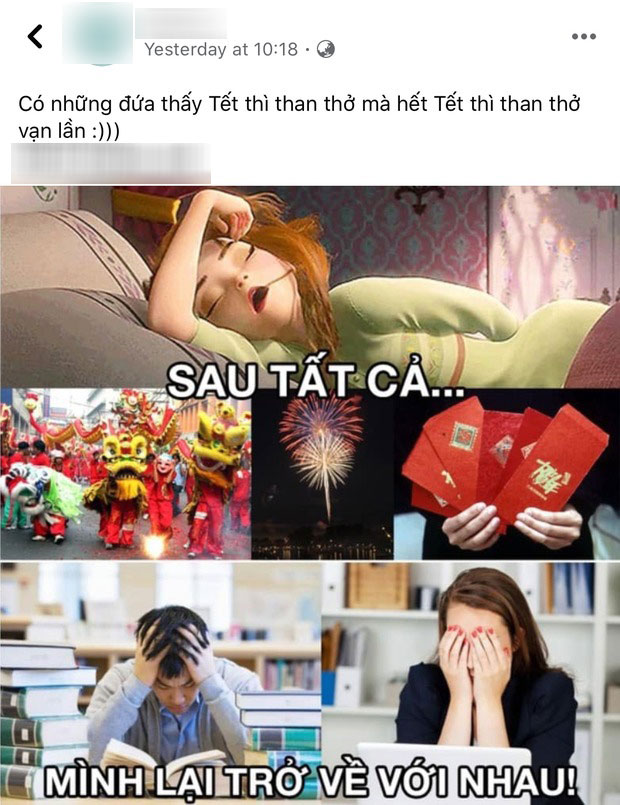 Không khí ngày mùng 6 khai xuân rộn ràng trên MXH: Người người nhà nhà hoang mang vì Tết trôi qua nhanh quá, ai nấy đều phải tự cảnh tỉnh hôm nay không phải đêm giao thừa-8