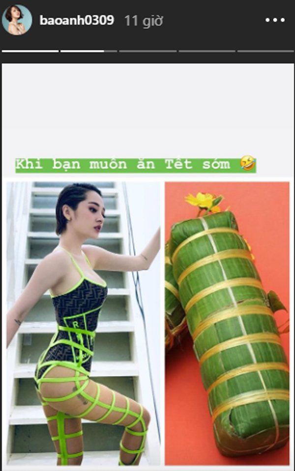 Diện lại bikini cũ, nhưng lần này Bảo Anh may mắn không bị biến thành đòn bánh tét-5