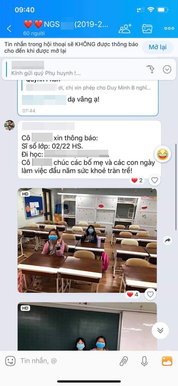 Đăng ảnh cả lớp chỉ có đúng 2 em đi học vì lo sợ Corona, cô giáo Hà Nội khiến dân tình vừa phì cười vừa đồng cảm-1