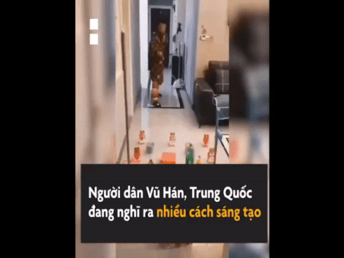 Bị cách ly vì corona, người dân Vũ Hán câu cá, đánh bóng bàn trong nhà