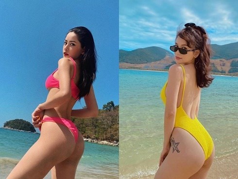 Đồng loạt diện áo tắm khoe body nở hậu, Chi Pu soán ngôi nữ hoàng bikini mới?