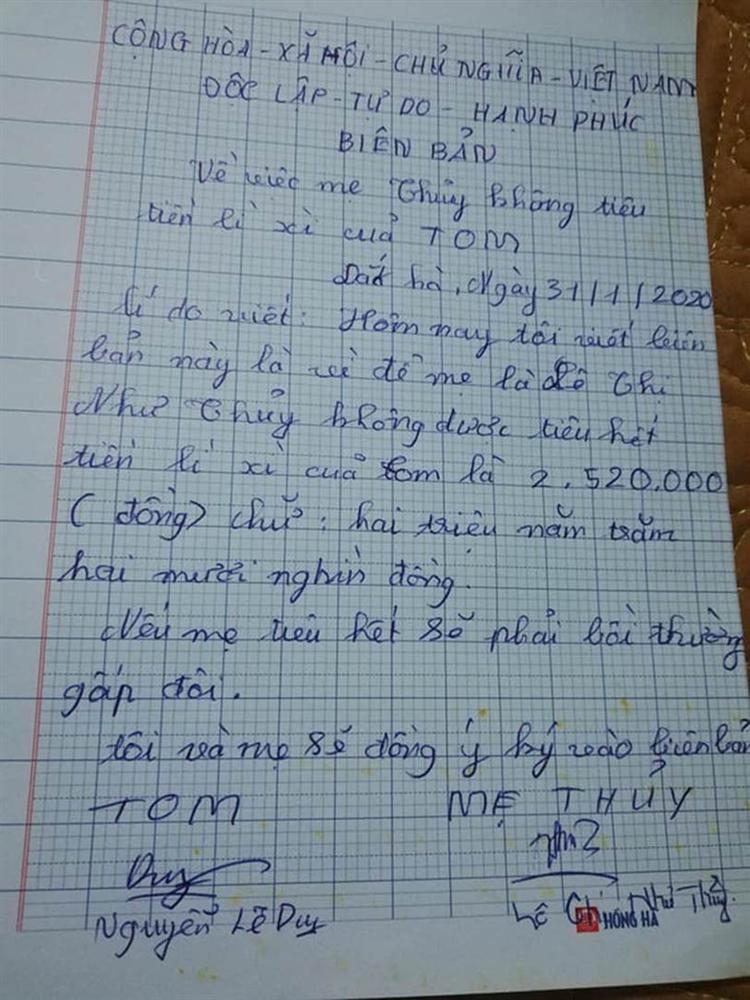 Sợ mẹ tiêu hết tiền mừng tuổi, cậu nhóc 10 tuổi đã nghĩ ra cách giữ tiền chắc cốp không ai bằng-1