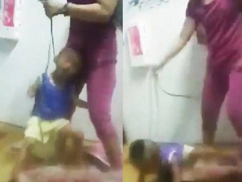 Mẹ dùng sợi dây thừng thắt cổ, đánh đập con dã man vì cảm thấy... 