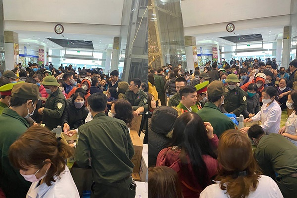 Vỡ trận vì khẩu trang ở chợ thuốc lớn nhất Hà Nội-2