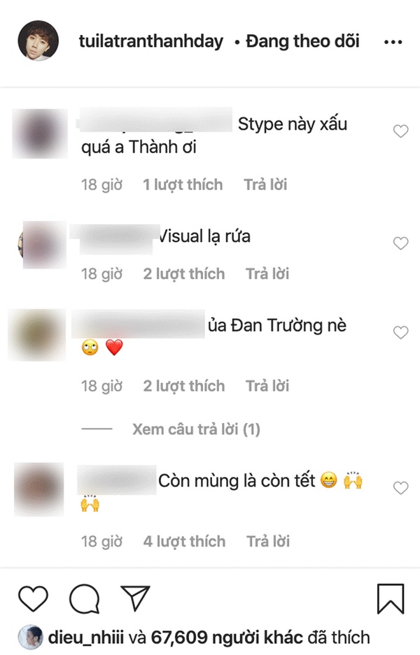 Đầu năm Trấn Thành không điệu mà diện tóc bổ luống giản dị, fan hết bảo tóc Đan Trường lại nói giống diễn viên hài Thu Trang-2