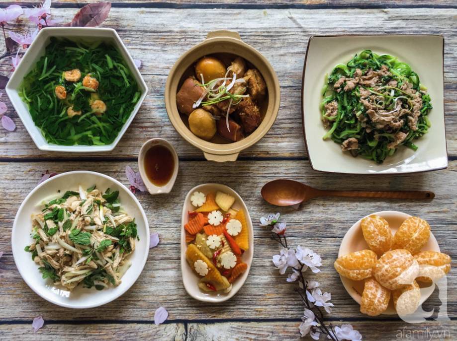 Mâm cơm cuối tuần đẹp nhức nhối của mẹ đảm Sài Thành khiến ai cũng ngưỡng mộ-1