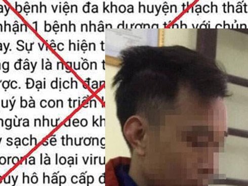 Thêm một thanh niên ở Hà Nội tung tin bịa đặt dịch corona bị triệu tập