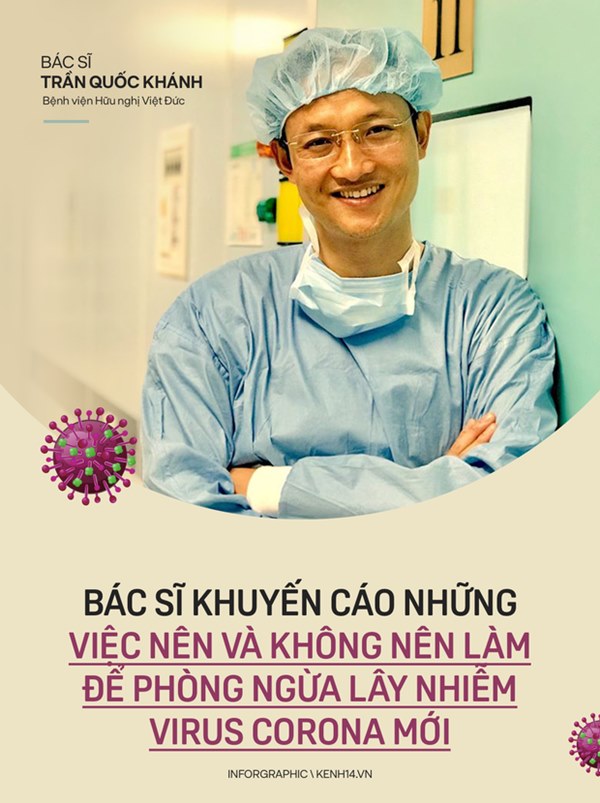 Tổng hợp những điều bác sĩ khuyên Nên - Không nên làm để phòng tránh nguy cơ lây nhiễm virus Corona-1
