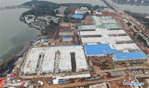 Bệnh viện dã chiến Hỏa Thần Sơn hoàn tất ở Vũ Hán-3