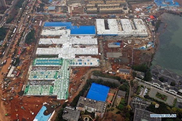 Bệnh viện dã chiến Hỏa Thần Sơn hoàn tất ở Vũ Hán-10