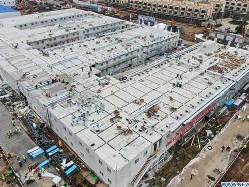 Bệnh viện Hỏa Thần Sơn ở Vũ Hán có bệnh nhân đầu tiên-3