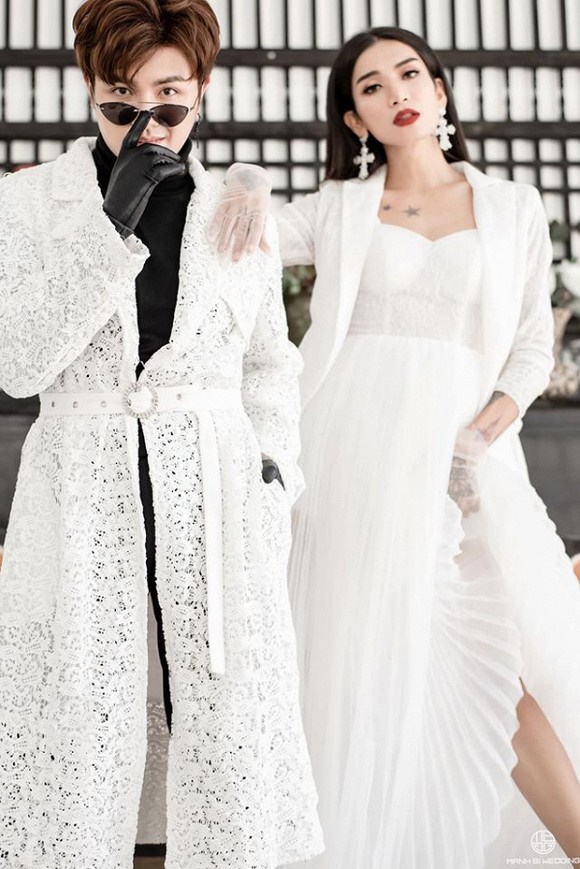 Kỷ niệm 4 năm 6 tháng yêu, BB Trần cùng bạn trai tung ảnh cô dâu - chú rể đẹp lộng lẫy-7