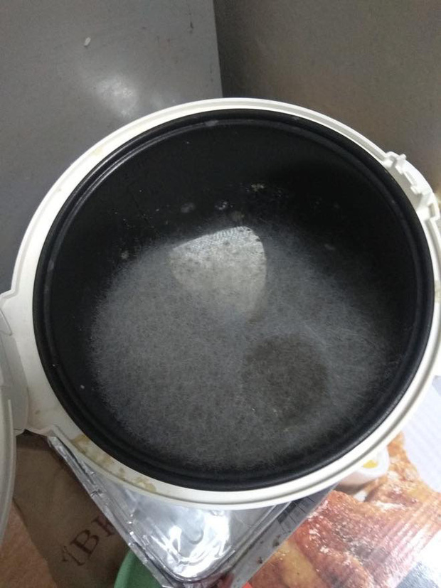 Hết hồn với series nồi cơm điện mốc meo, bốc mùi thối kinh dị sau Tết vì người ở trọ quên rửa!-5