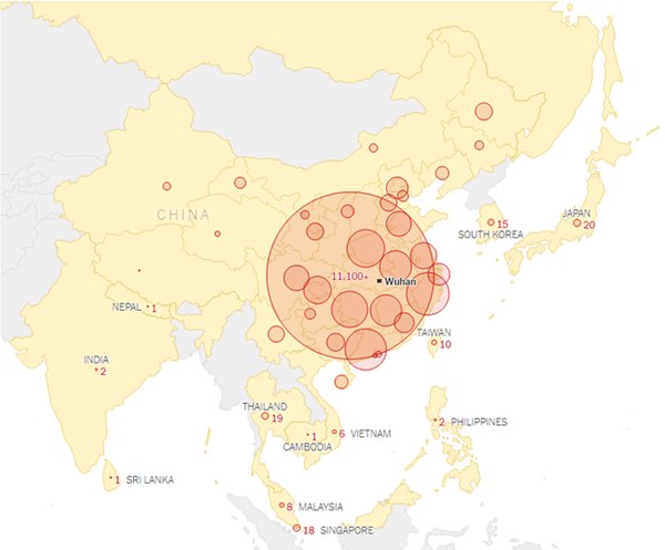 Cập nhật diễn biến của virus corona trên bản đồ thế giới: Sự lây lan kinh khủng đến nỗi SARS và MERS trong quá khứ cũng phải chào thua”-1