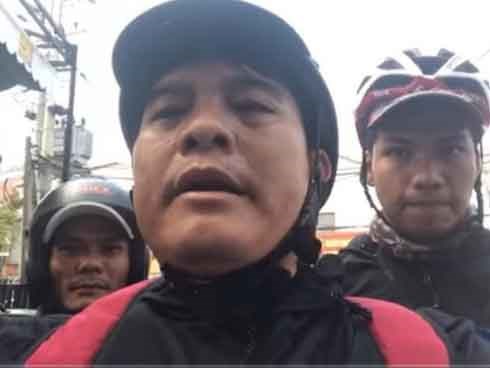 Cảnh sát hình sự Công an Bình Dương mời ông Nguyễn Thanh Hải lên làm việc