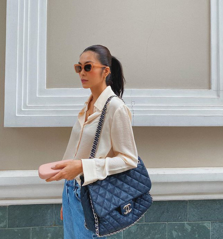 Lâu lắm mới thấy Hà Tăng diện túi hiệu, bất ngờ nhất đây chẳng phải item đang gây sốt mà lại là mẫu túi cũ đã ra cách đây gần 10 năm-1