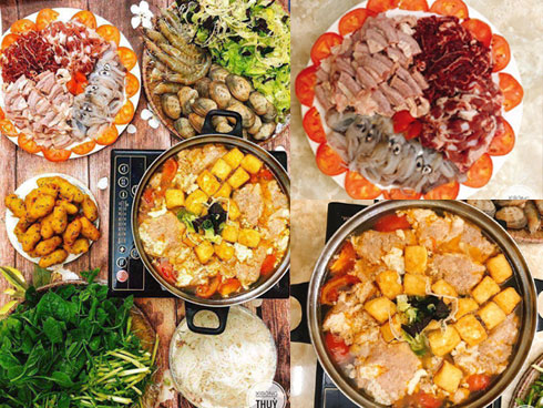 Thời virus Corona chồng con đều ở nhà, vợ Hồng Đăng được dịp tẩm bổ hoành tráng thế này!-11