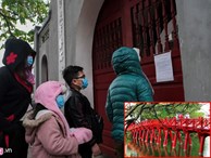 Hà Nội: Khách du lịch bất ngờ khi cầu Thê Húc đóng cửa