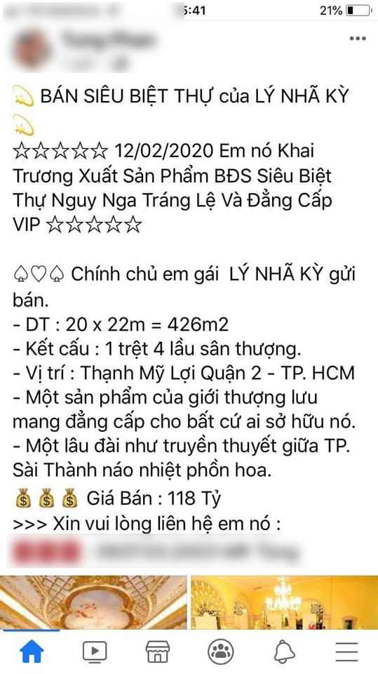 Thực hư chuyện Lý Nhã Kỳ vỡ nợ, phải bán tống bán tháo biệt thự dát vàng 118 tỷ như cung điện giữa lòng Sài Gòn?-3