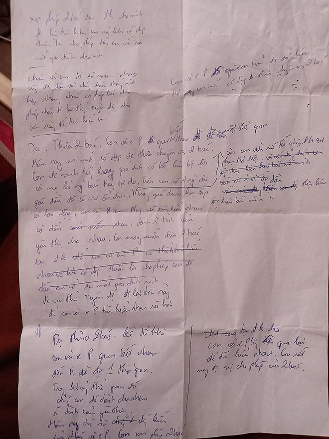 Đọc tờ giấy chồng viết trước ngày ra mắt bố mẹ mình, cô vợ thích thú quyết để dành cho con gái đọc-1