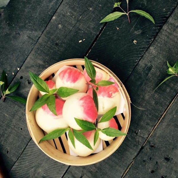 Rằm tháng Giêng này mẹ đảm có bánh bao trái đào siêu đẹp, siêu hấp dẫn bày biện-4