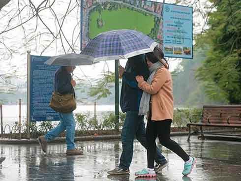 Dự báo thời tiết 7/2, Hà Nội tiếp tục mưa rét, phía Bắc có nơi rét đậm