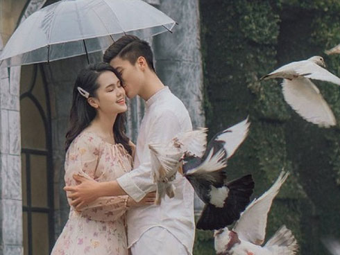 Nhà Duy Mạnh dựng rạp hoành tráng cho đám cưới, hình ảnh cô dâu, chú rể tràn ngập-3