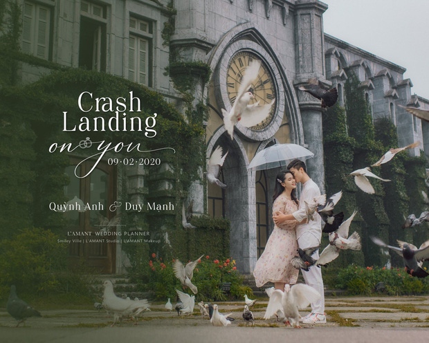 Đám cưới Duy Mạnh - Quỳnh Anh được trang hoàng bởi 500.000 viên pha lê, ảnh cưới theo bộ phim đình đám Hàn Quốc Hạ cánh nơi anh-3