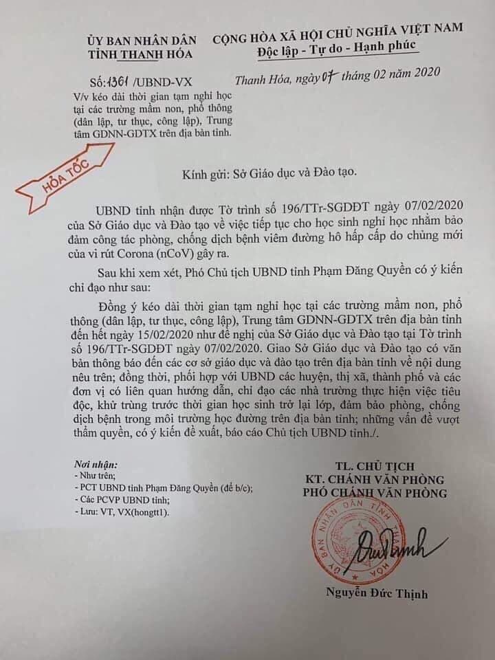 Câp Nhật : 35 tỉnh, thành phố tiếp tục cho học sinh nghỉ học-2