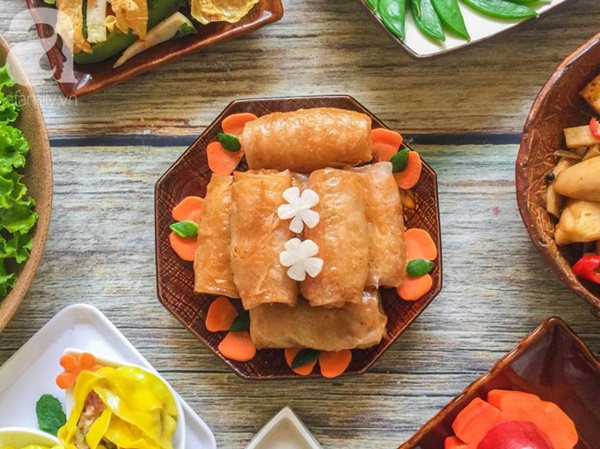 Mâm cúng chay ấn tượng - đẹp mắt - tuyệt ngon cho ngày Rằm tháng Giêng-4