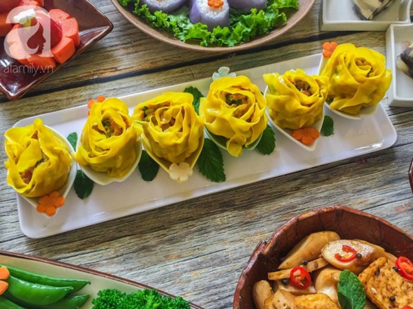 Mâm cúng chay ấn tượng - đẹp mắt - tuyệt ngon cho ngày Rằm tháng Giêng-6