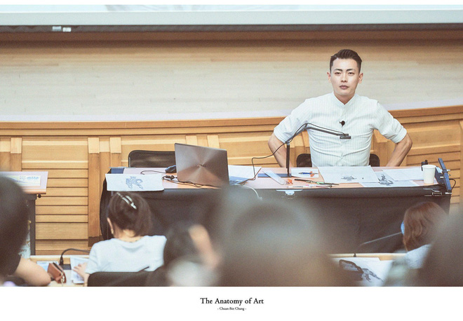 Thầy giáo gây bão mạng với biệt tài vẽ tranh phấn siêu đỉnh, điều thu hút hơn chính là nhan sắc tựa soái ca-6