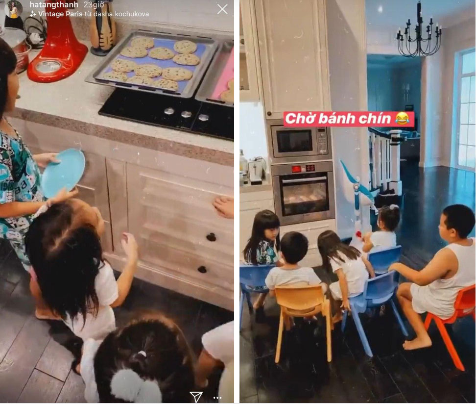 Nghỉ học vì virus corona, Tăng Thanh Hà cho các con chơi đủ trò vui hết nấc mà không hề chạm tới điện thoại khiến ai cũng phục-1