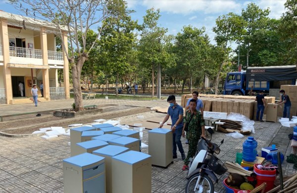 Những hình ảnh đầu tiên của Bệnh viện dã chiến TP. HCM trước ngày hoạt động chống dịch bệnh virus Corona-8