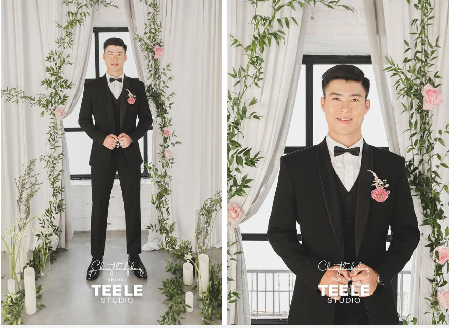 Hé lộ 2 bộ váy cưới cực lộng lẫy của Quỳnh Anh, nhưng xem ra chú rể Mạnh gắt còn điệu hơn cả cô dâu-4