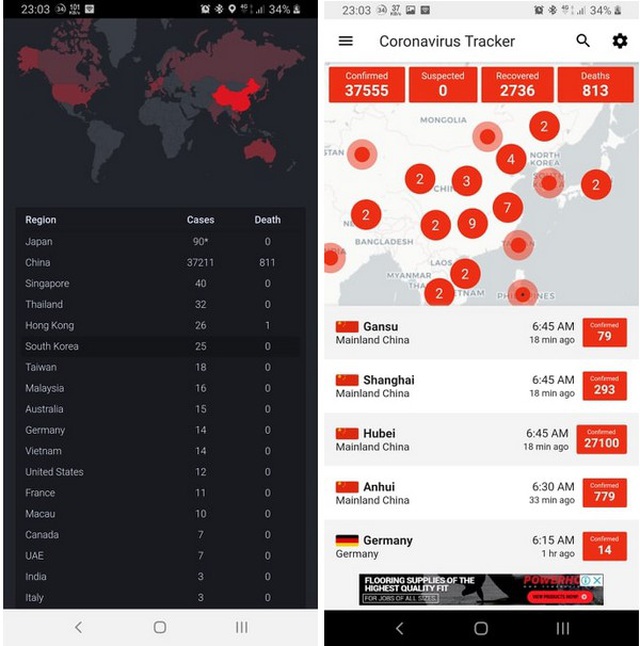 Ứng dụng theo dõi lây nhiễm virus corona trên toàn cầu” nổi bật tuần qua-1