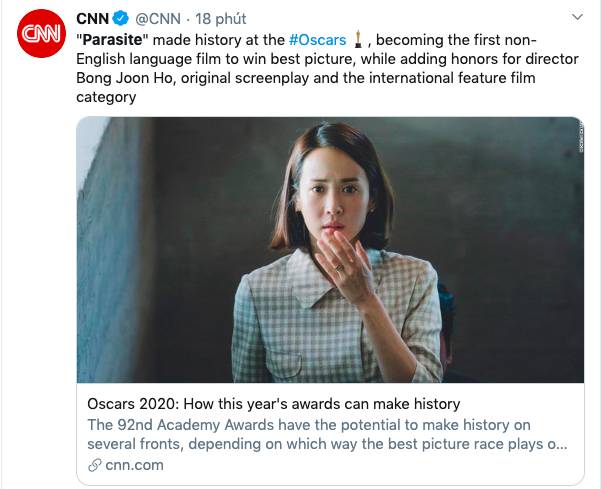 Ký sinh trùng đoạt 4 giải Oscar: Cả thế giới rúng động trước chiến thắng lịch sử 92 năm có 1” của điện ảnh châu Á-6