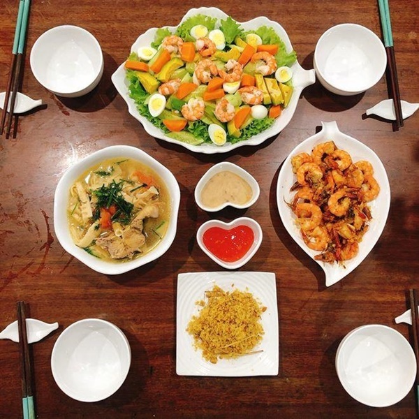 Mẹ Hà Nội làm mâm cơm bổ dưỡng dưới 150 nghìn, con trai tấm tắc khen-7