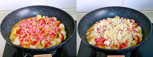 Chẳng cần lò nướng, tôi làm pizza siêu ngon cho con ăn sáng, đứa nào cũng thích mê!-5