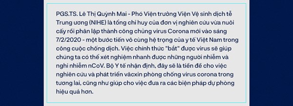 Tin vui đặc biệt từ Việt Nam và bí mật căn phòng đáng sợ nuôi cấy virus Corona-1